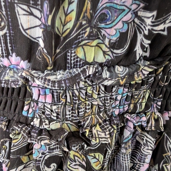 EUC Torrid Black and Gray Long Sleeve Dress - Picture 4 of 6